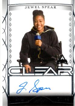 2023 Leaf Trinity - Clear Auto Silver #CA-JS3 Jewel Spear Front