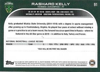 2022-23 Topps Chrome NBL #91 Rashard Kelly Back