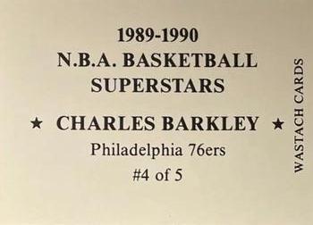 1989-90 Wastach Basketball Superstars #4 Charles Barkley Back