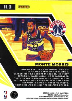 2022-23 Panini Flux #38 Monte Morris Back