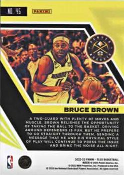 2022-23 Panini Flux #45 Bruce Brown Back