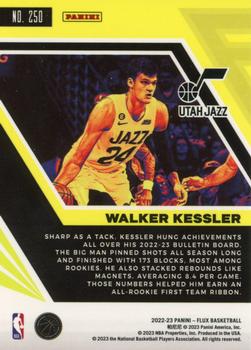 2022-23 Panini Flux #250 Walker Kessler Back