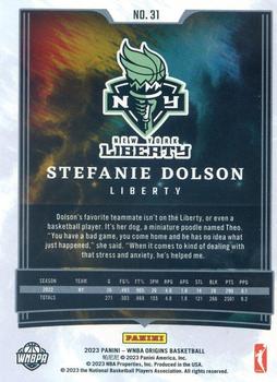 2023 Panini Origins WNBA #31 Stefanie Dolson Back
