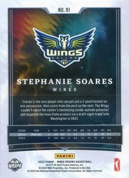 2023 Panini Origins WNBA #91 Stephanie Soares Back