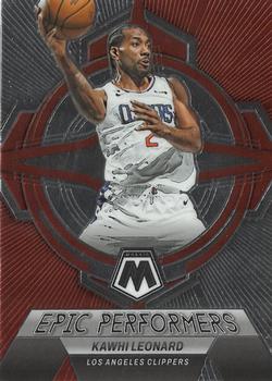 2022-23 Panini Mosaic - Epic Performers #18 Kawhi Leonard Front