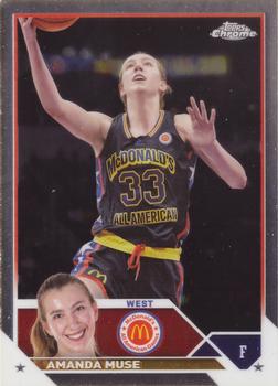 2023 Topps Chrome McDonald's All American #44 Amanda Muse Front