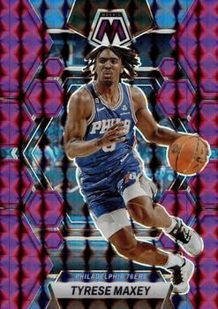 2022-23 Panini Mosaic - Purple #89 Tyrese Maxey Front