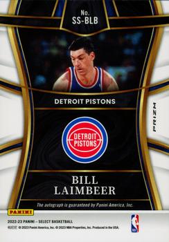 2022-23 Panini Select - Signature Selections #SS-BLB Bill Laimbeer Back