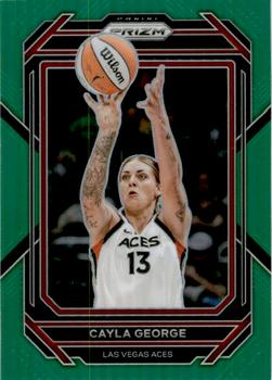 2023 Panini Prizm WNBA - Green #58 Cayla George Front