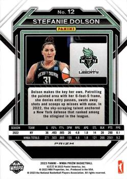 2023 Panini Prizm WNBA - Hyper #12 Stefanie Dolson Back