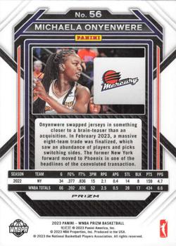 2023 Panini Prizm WNBA - Hyper #56 Michaela Onyenwere Back