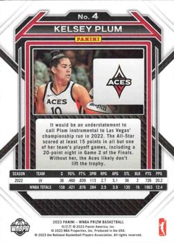2023 Panini Prizm WNBA - Silver #4 Kelsey Plum Back