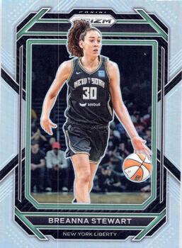 2023 Panini Prizm WNBA - Silver #17 Breanna Stewart Front