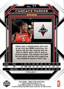 2023 Panini Prizm WNBA - Silver #77 Candace Parker Back