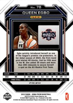2023 Panini Prizm WNBA - Silver #78 Queen Egbo Back