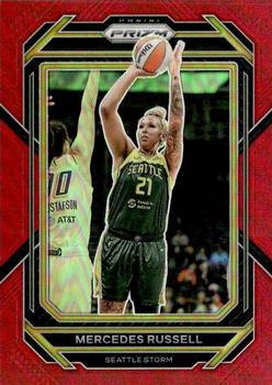 2023 Panini Prizm WNBA - Red #81 Mercedes Russell Front