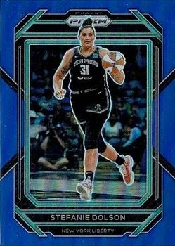 2023 Panini Prizm WNBA - Blue #12 Stefanie Dolson Front