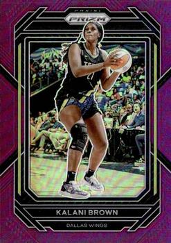 2023 Panini Prizm WNBA - Purple #22 Kalani Brown Front