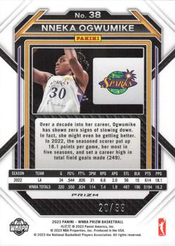 2023 Panini Prizm WNBA - Premium Box Set Prizms #38 Nneka Ogwumike Back