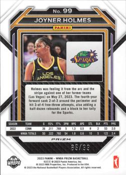 2023 Panini Prizm WNBA - Premium Box Set Prizms #99 Joyner Holmes Back