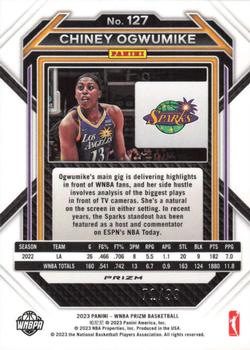 2023 Panini Prizm WNBA - Premium Box Set Prizms #127 Chiney Ogwumike Back