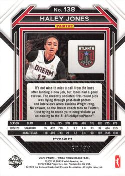 2023 Panini Prizm WNBA - Premium Box Set Prizms #138 Haley Jones Back
