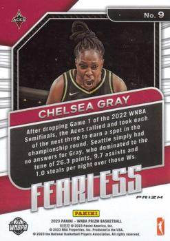 2023 Panini Prizm WNBA - Fearless Green #9 Chelsea Gray Back
