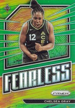 2023 Panini Prizm WNBA - Fearless Green #9 Chelsea Gray Front
