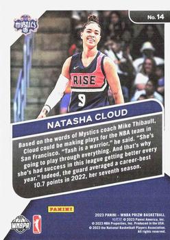2023 Panini Prizm WNBA - Get Hyped #14 Natasha Cloud Back
