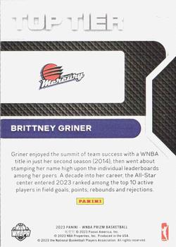 2023 Panini Prizm WNBA - Top Tier #3 Brittney Griner Back
