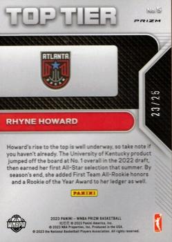 2023 Panini Prizm WNBA - Top Tier Mojo #5 Rhyne Howard Back