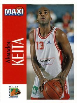1994-95 Maxi Basket Magazine Stickers #NNO Ahmadou Keita Front