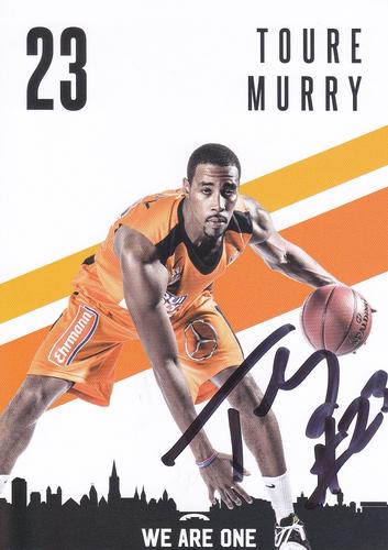 2017-18 BBL Ratiopharm Ulm Sparrows #NNO Toure Murry Front