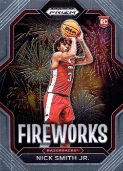 2023 Panini Prizm Draft Picks - Fireworks #4 Nick Smith Jr. Front