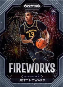 2023 Panini Prizm Draft Picks - Fireworks #6 Jett Howard Front