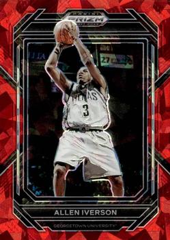 2023 Panini Prizm Draft Picks - Red Ice #77 Allen Iverson Front