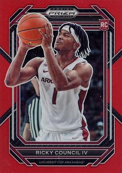 2023 Panini Prizm Draft Picks - Red #1 Ricky Council IV Front