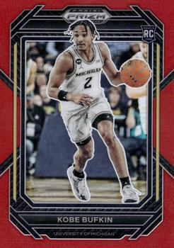 2023 Panini Prizm Draft Picks - Red #22 Kobe Bufkin Front