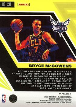 2022-23 Panini Flux - Silver #210 Bryce McGowens Back