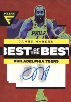 2022-23 Panini Flux - Best of the Best Signatures Red #BBS-JHD James Harden Front