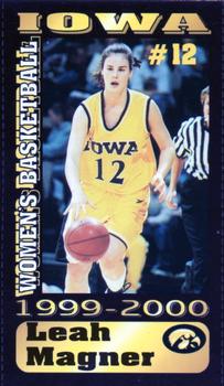 1999-00 Iowa Hawkeyes Women #NNO Leah Magner Front