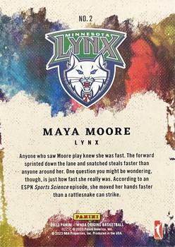 2023 Panini Origins WNBA - Aficionado #2 Maya Moore Back