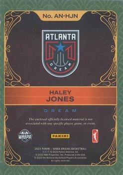 2023 Panini Origins WNBA - Art Nouveau Memorabilia #AN-HJN Haley Jones Back