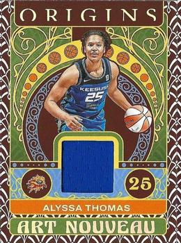 2023 Panini Origins WNBA - Art Nouveau Memorabilia #AN-ALT Alyssa Thomas Front