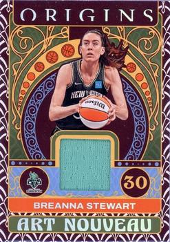 2023 Panini Origins WNBA - Art Nouveau Memorabilia #AN-BST Breanna Stewart Front