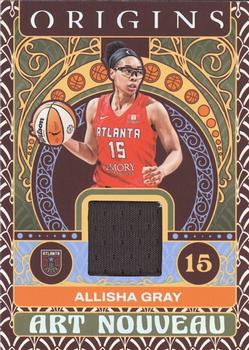 2023 Panini Origins WNBA - Art Nouveau Memorabilia #AN-AGR Allisha Gray Front