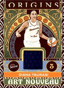 2023 Panini Origins WNBA - Art Nouveau Memorabilia #AN-DTR Diana Taurasi Front
