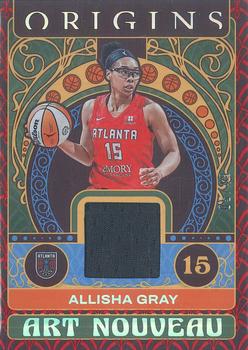 2023 Panini Origins WNBA - Art Nouveau Memorabilia Red #AN-AGR Allisha Gray Front