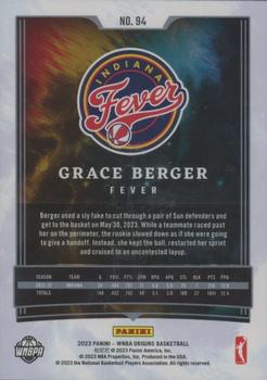 2023 Panini Origins WNBA - Blue #94 Grace Berger Back