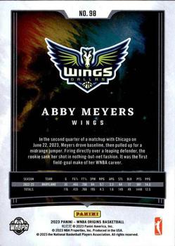 2023 Panini Origins WNBA - Blue #98 Abby Meyers Back